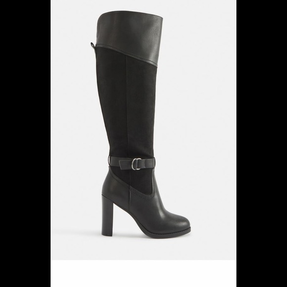 JustFab Girona Heeled Boots - Picture 3 of 6